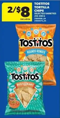 Dominion Tostitos tortilla chips offer