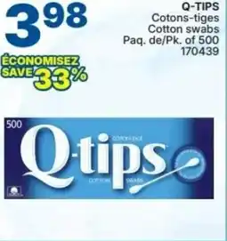Rossy Q-TIPS Cotons-tiges Cotton swabs offer