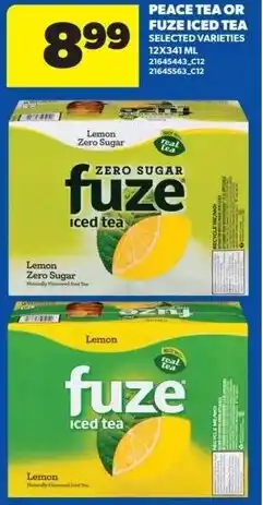 Dominion Peace tea or fuze iced tea offer