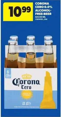 Dominion Corona cero 0.0% alcohol- free beer offer