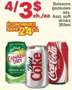 Rossy Boissons gazeuses Drinks offer