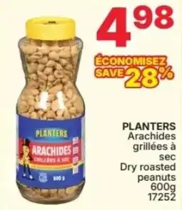 Rossy PLANTERS Arachides grillées à sec Dry roasted peanuts offer
