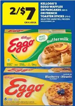 Dominion Kellogg's eggo waffles or pancakes french toaster sticks offer