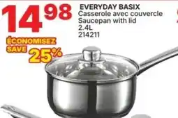 Rossy EVERYDAY BASIX Casserole avec couvercle Saucepan with lid offer