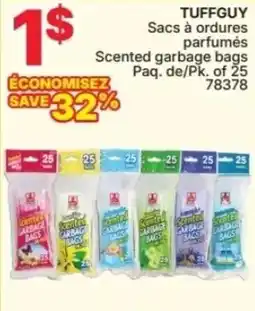 Rossy TUFFGUY Sacs à ordures parfumés Scented garbage bags offer