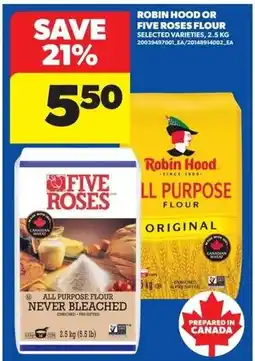 Dominion Robin hood or five roses flour offer
