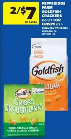 Dominion Pepperidge farm goldfish crackers or crisps offer