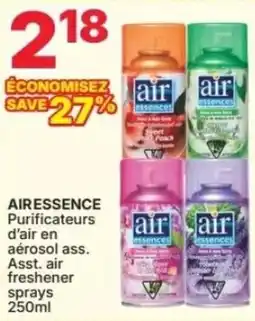 Rossy AIRESSENCE Purificateurs d'air en aérosol air freshener offer
