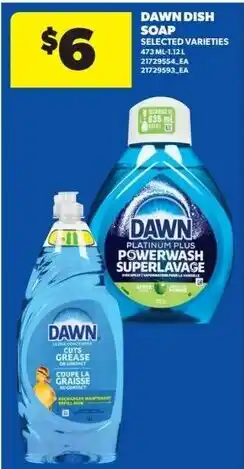 Dominion Dawn dish soap offer