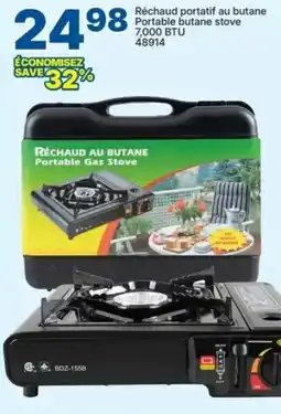 Rossy Réchaud portatif au butane Portable butane stove 7,000 BTU offer