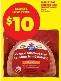 Dominion Maple leaf smoked ham offer