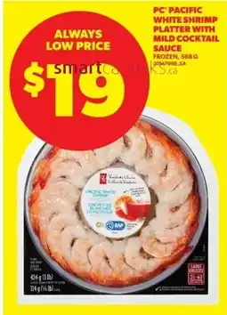 Dominion Pc' pacific white shrimp platter with mild cocktail sauce offer