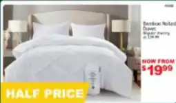 Beddington's Bamboo Rolled Duvet offer