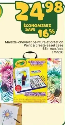 Rossy Mallette-chevalet Peinture et création Paint&Creato Easel Case offer