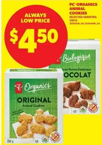 Dominion Pc organics animal cookies offer