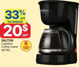 Rossy SALTON Cafetière Coffee maker offer