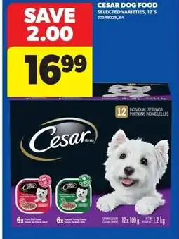 Dominion Cesar dog food offer