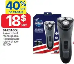 Rossy BARBASOL Rasoir rotatif rechargeable Rechargeable rotary shaver offer