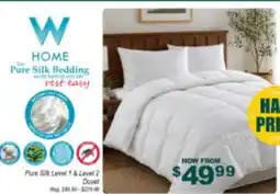 Beddington's Pure Silk Bedding offer