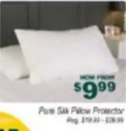 Beddington's Pure Silk Pillow Protector offer