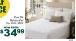 Beddington's Pure Silk Mattress Pad offer
