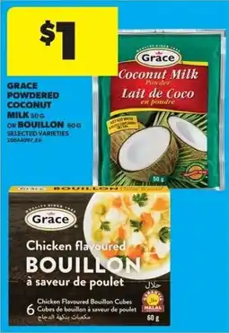 Dominion Grace powdered coconut milk or bouillon offer