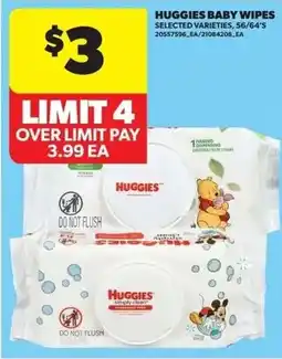Dominion Huggies baby wipes offer