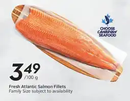 Safeway Fresh Atlantic Salmon Fillets offer