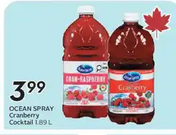 Safeway OCEAN SPRAY Cranberry Cocktail offer