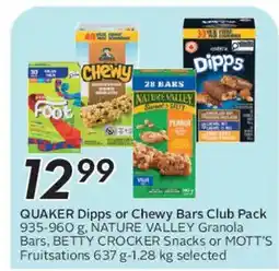 Safeway QUAKER Dipps or Chewy Bars Club offer