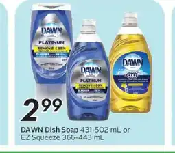 Safeway DAWN Dish Soap offer