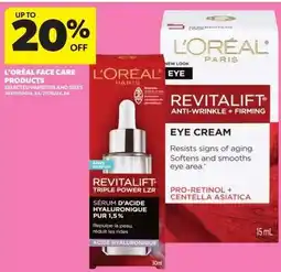 Dominion L'oréal face care products offer