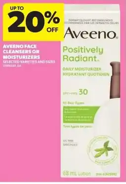 Dominion Aveeno face cleansers or moisturizers offer