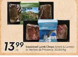 Safeway Seasoned Lamb Chops offer