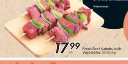 Safeway Fresh Beef Kabobs with Vegetables offer