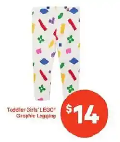 Atlantic Superstore Toddler Girls Lego Graphic Legging offer