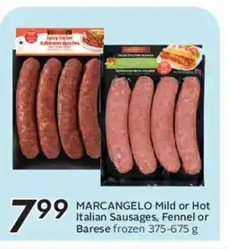 Safeway MARCANGELO Mild or Hot Italian Sausages, Fennel or Barese offer