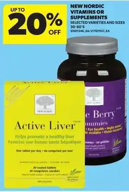 Dominion New nordic vitamins or supplements offer