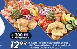 Safeway In-Store Prepared Seacuterie Boards with Smoked Salmon, Shrimp and Crab Flavoured Seafood offer
