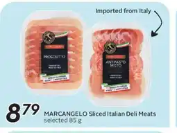 Safeway MARCANGELO Sliced Italian Deli Meats selected offer
