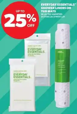 Atlantic Superstore Everyday essentials shower liners or tub mats offer