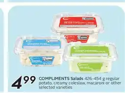 Safeway COMPLIMENTS Salads offer