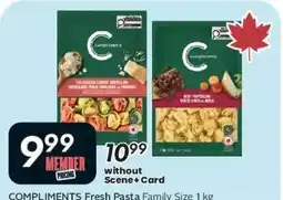 Safeway COMPLIMENTS Fresh Pasta Family Size offer