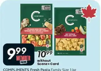 Safeway COMPLIMENTS Fresh Pasta Family Size offer