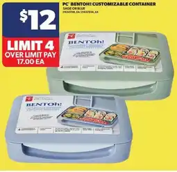 Atlantic Superstore Pc bentoh! customizable container offer