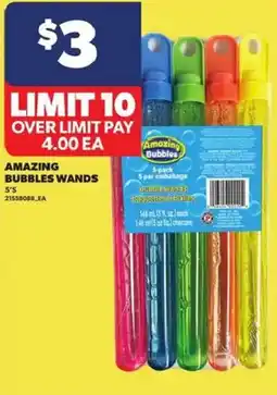 Atlantic Superstore Amazing bubbles wands offer