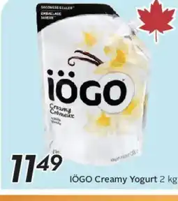 Safeway IÖGO Creamy Yogurt offer