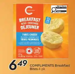 Safeway COMPLIMENTS Breakfast Bites offer