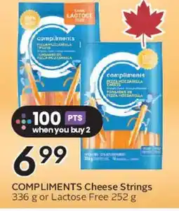 Safeway COMPLIMENTS Cheese Strings offer