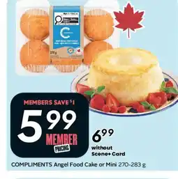 Safeway COMPLIMENTS Angel Food Cake or Mini offer